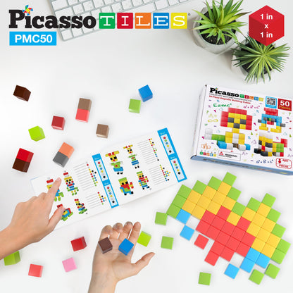 Toy building block — PicassoTiles Cube Paren1