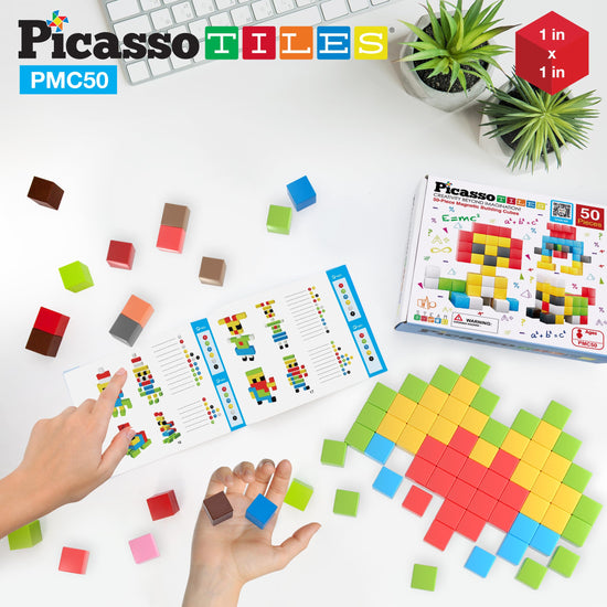 Toy building block — PicassoTiles Cube Paren1