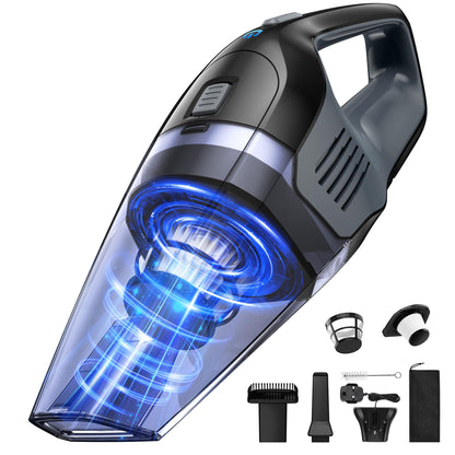 Portutif Handheld Vacuum Cleaner, 8Kpa Strong Suction Car Vacuum Cleaner