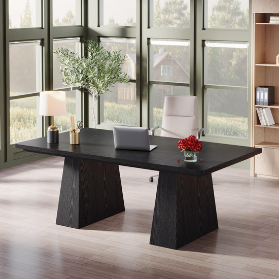 Tribesigns 63-inch desk with executive design and ample workspace.