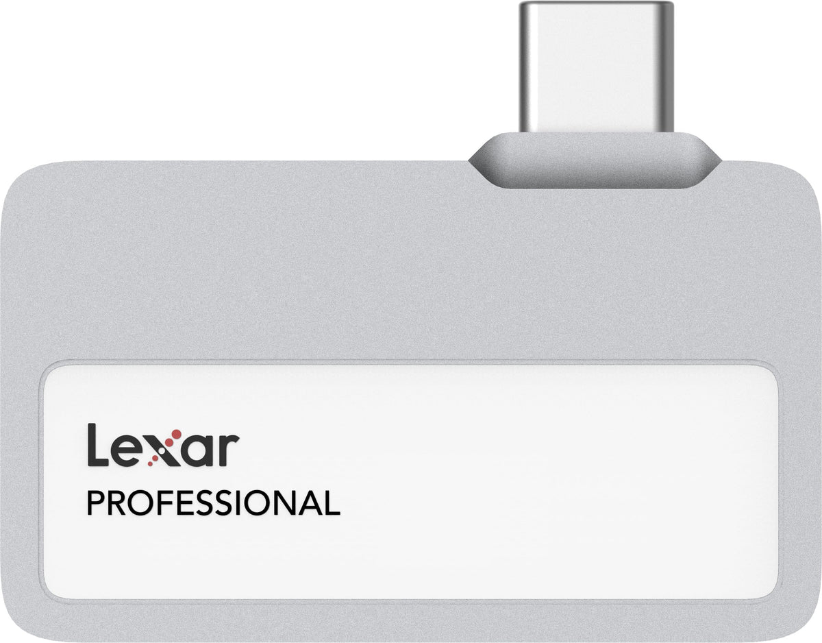 Lexar Professional Go portable SSD - Supports Apple 4K 60fps ProRes, up to 1050MB/s speed.