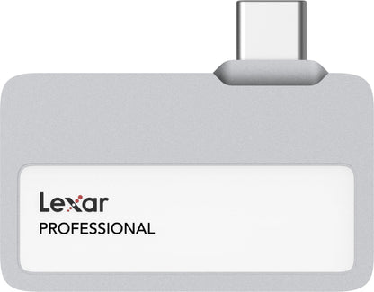 Lexar Professional Go portable SSD - Supports Apple 4K 60fps ProRes, up to 1050MB/s speed.