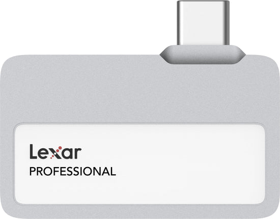 Lexar Professional Go portable SSD - Supports Apple 4K 60fps ProRes, up to 1050MB/s speed.