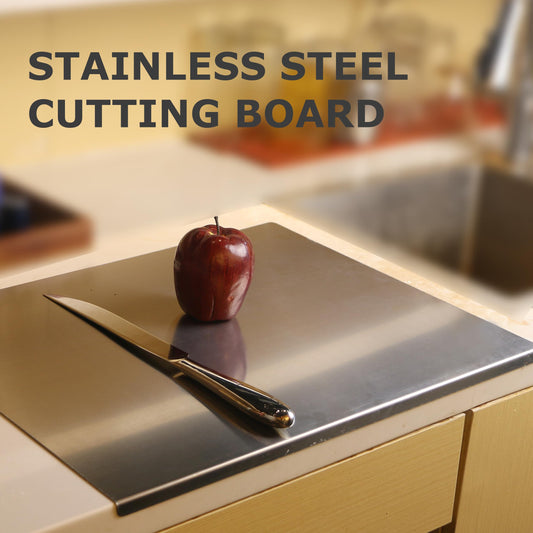 Cutting board — Stainless steel for versatile kitchen use