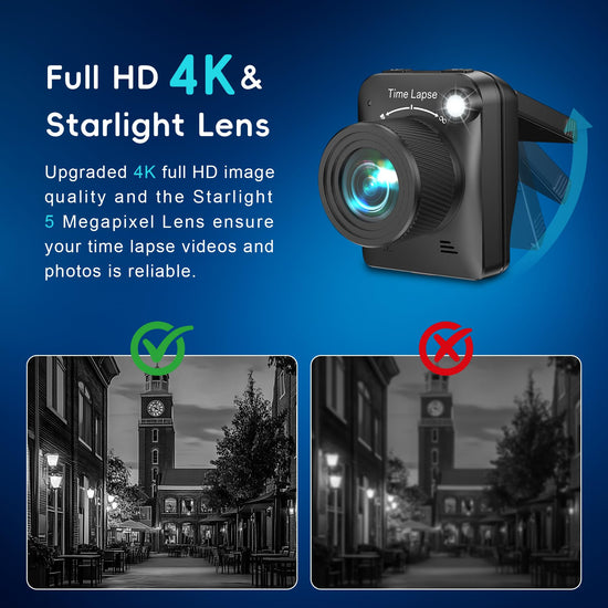 Camera film — 4K time lapse outdoor construction with waterproof housing and mount