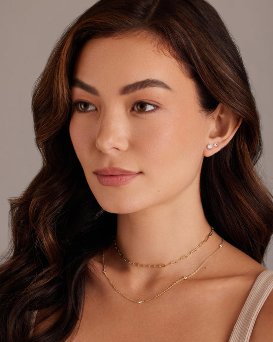 Earrings — PAVOI waterproof stud earrings set with cubic zirconia