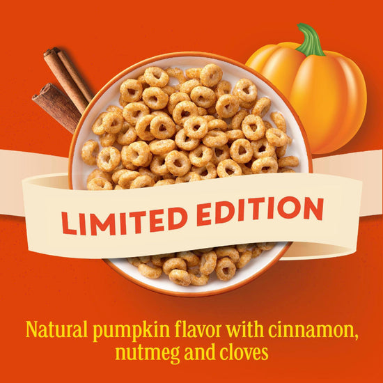 Breakfast cereal — pumpkin spice flavor Cheerios