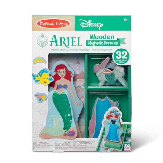 Melissa & Doug Disney Princess Ariel magnetic dress-up wooden doll set
