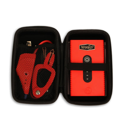 Weego jump starter — portable lithium with patented smarty clamps