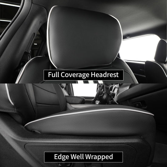EKR Ram 1500 seat covers — Custom fit waterproof faux leather for trucks