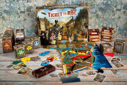 Asmodee Ticket to Ride Legacy board game — a unique train adventure for families and friends