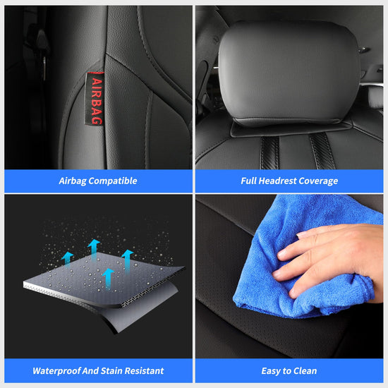 Vehicle seat cover — Luxury waterproof leather for Ram 2500/3500 2019-2026