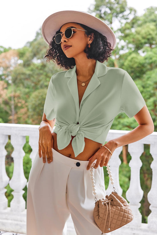 Ekouaer pajamas set — short sleeve button down sleepwear for women