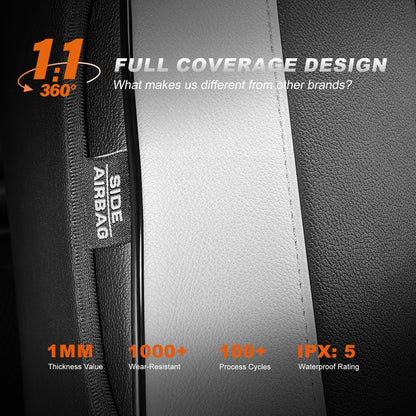 AOMSAZTO vehicle seat cover — Custom fit faux leather waterproof for Ford Maverick 2022-2026