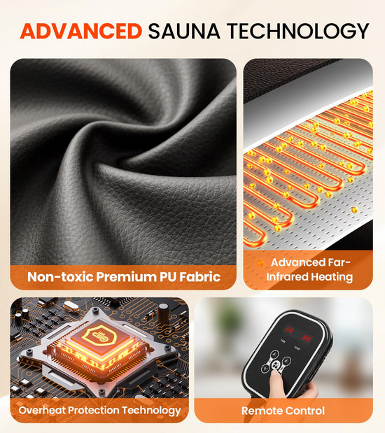 IKRUTO sauna blanket - portable infrared design for detox and relaxation at home