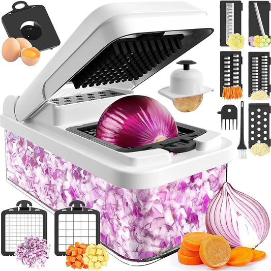 Food slicer — 12-in-1 vegetable chopper by MealHelper
