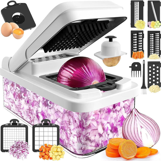 Food slicer — 12-in-1 vegetable chopper by MealHelper