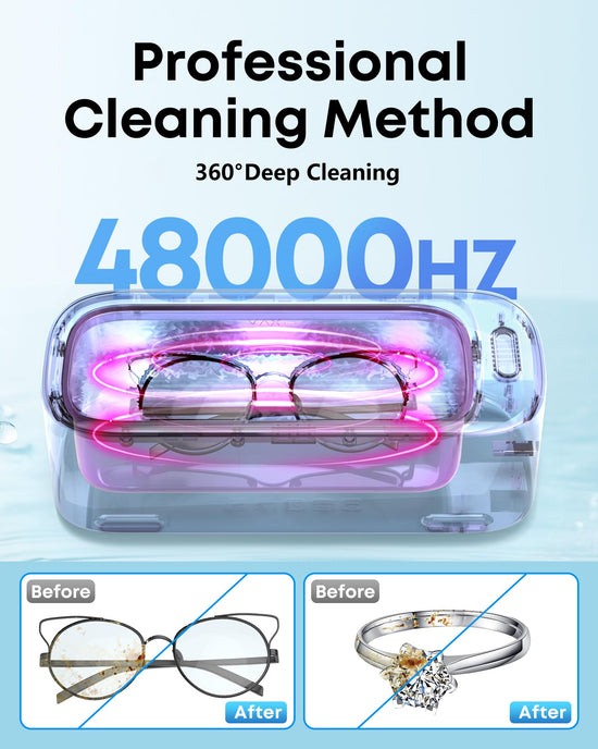 Lab supply — Ultrasonic jewelry cleaner with degas function and 30W power