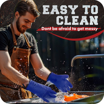 POT_HOLDER — Orange BBQ gloves in various colors and sizesPOT_HOLDER — Orange BBQ gloves with multiple color and size options