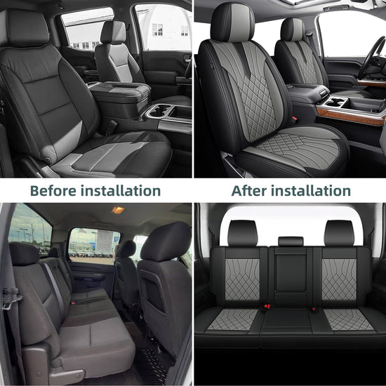 Vehicle seat cover — AOMSAZTO fit for Chevy Silverado and GMC Sierra 2019-2024