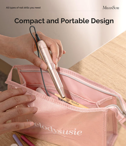 MelodySusie electric nail drill — portable set for manicure and pedicure tools