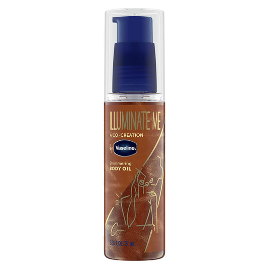 Vaseline shimmering body oil — illuminates skin with a subtle glow 3.3 oz