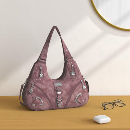 Angelkiss hobo handbag - large daily shoulder bag for women