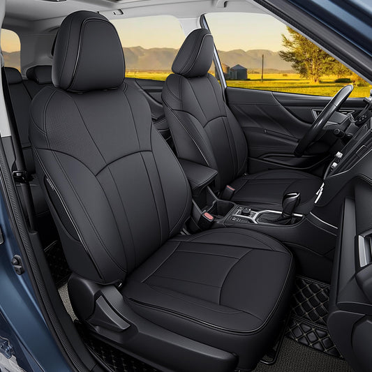 HKZ vehicle seat covers — Custom fit leather and waterproof for Subaru Forester 2019-2024