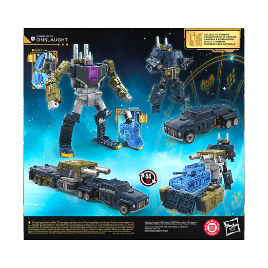 Transformers action figure — Combaticon Onslaught commander class 6.75-inch toy figure for ages 8+Transformers action figure — Combaticon Onslaught commander class 6.75-inch toy figure for ages 8+