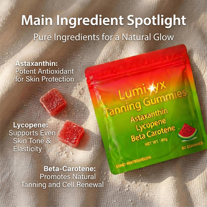 Tanning Gummies – Supports Healthy-Looking Skin, Daily Routine