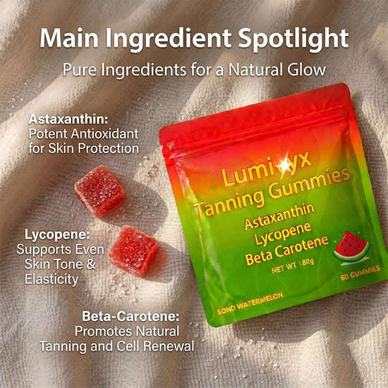 Tanning Gummies – Supports Healthy-Looking Skin, Daily Routine