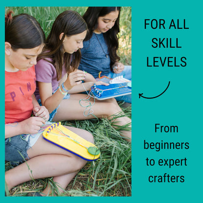 Choose Friendship, My Friendship Bracelet Maker® — Craft kit with 20 pre-cut threads for 8 bracelets