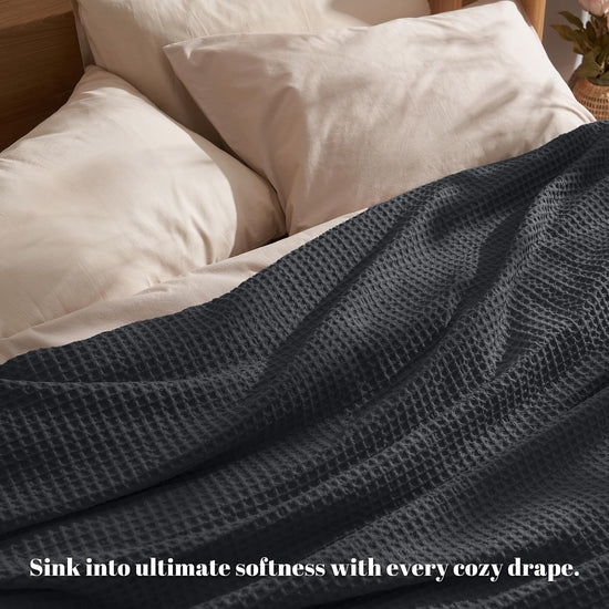 Blanket — polyester waffle weave design by PHF