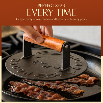 Bellemain grill press — heavy-duty design for even cooking and pressing