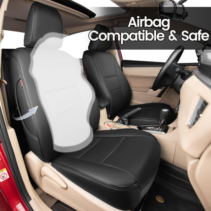 HKZ vehicle seat cover — Faux leather for 2014-2019 Toyota Corolla sedan