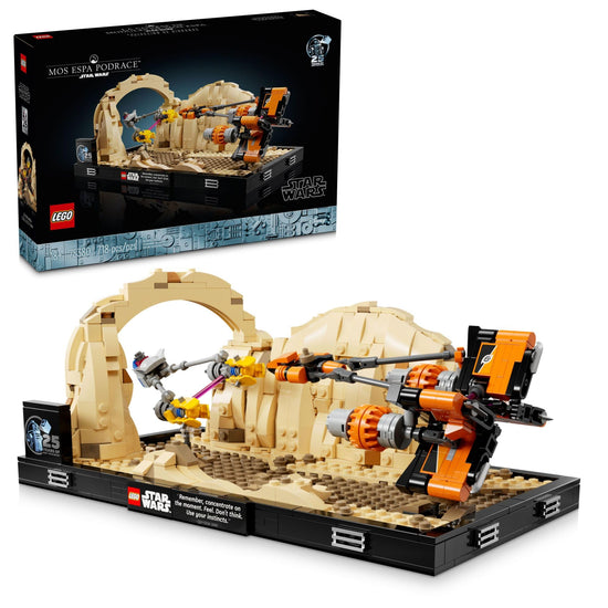 LEGO Star Wars Mos Espa podrace diorama - Build and display model for adults 75380