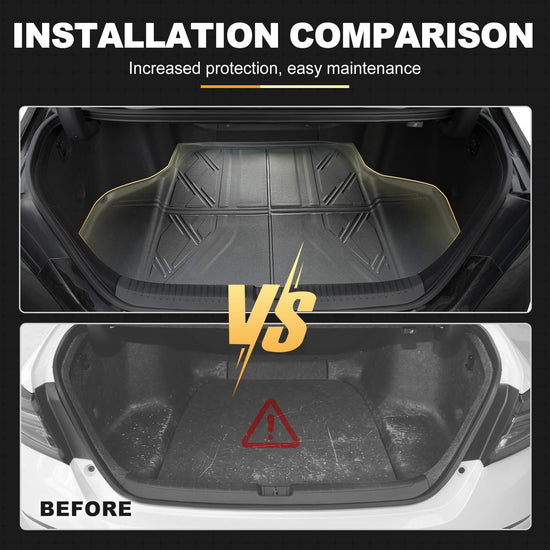 Vehicle mat — TPE custom fit floor liner for Honda Accord 2018-2022