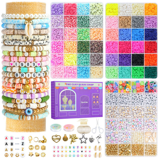 Sunlode bracelet making kit — DIY clay beads and charms for friendship bracelets