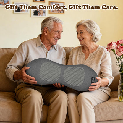 Triple Fusion Back Massager with Heat Vibration and Stretch