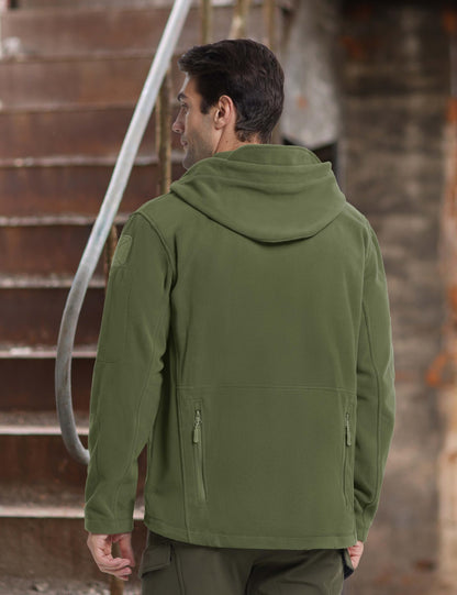 Crysully coat — Warm fleece hooded jacket for outdoor adventures