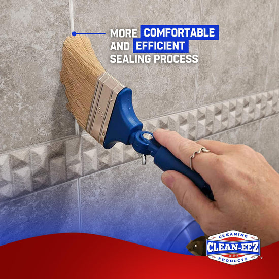 Clean-EEZ grout sealer — protects floors and showers from stainsClean-EEZ grout sealer — protects against stains for floors and showers