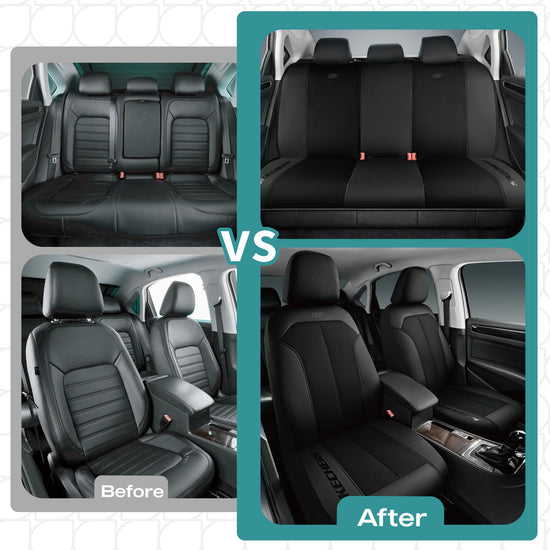Skechers vehicle seat cover — GOGA mat waterproof design in black