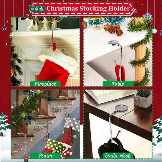 TEMPORARY_HANGER_HOOK — Non-slip metal stocking hangers for mantle by 365park