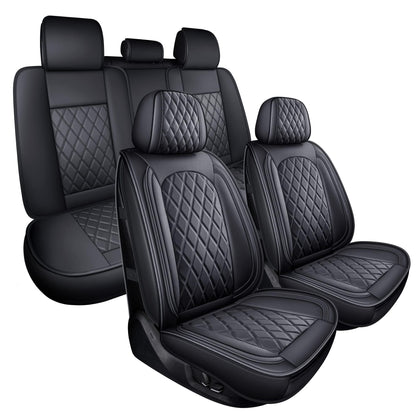 MIROZO vehicle seat cover — waterproof black seat protector for most cars, trucks and SUVs