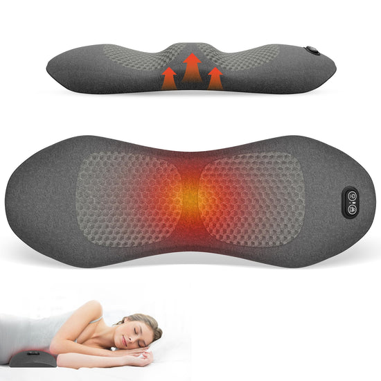 Triple Fusion Back Massager with Heat Vibration and Stretch