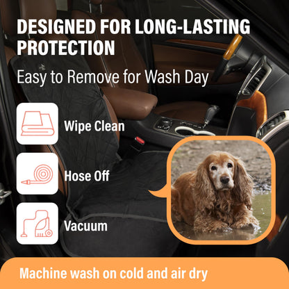 Active Pets vehicle seat cover — waterproof front seat protector for pets