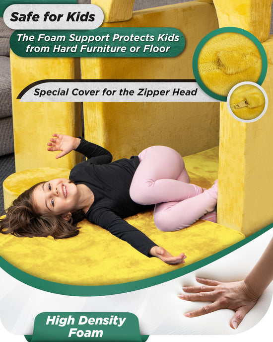 Lunix LX15 kids play couch - modular design in old colors