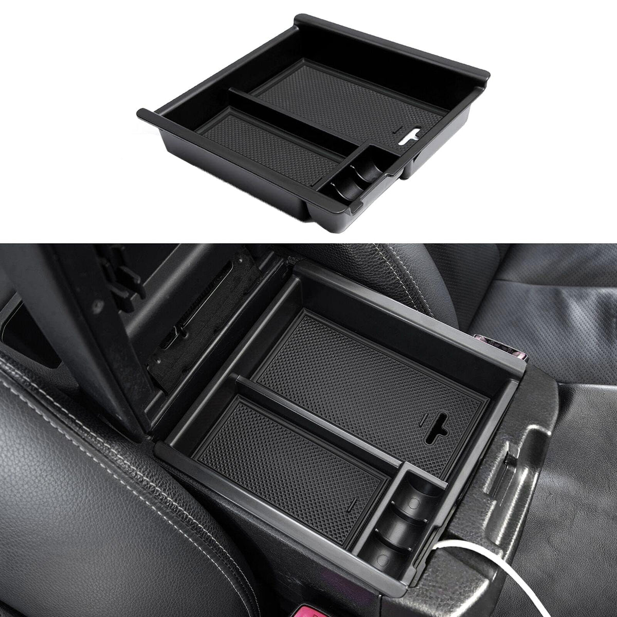Auto accessory — AOMSAZTO center console insert organizer for 2010-2024 Toyota 4Runner