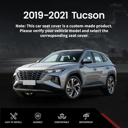 HKZ vehicle seat cover — Custom leather seats for Hyundai Tucson 2019-2021
