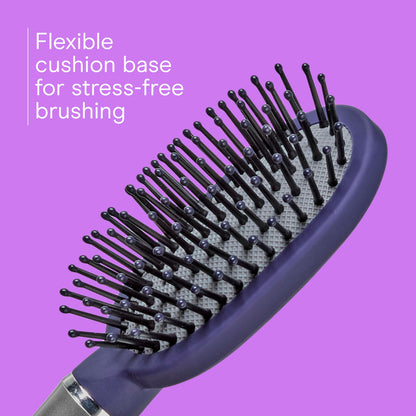 CONAIR hair brush — Velvet touch unisex oval design